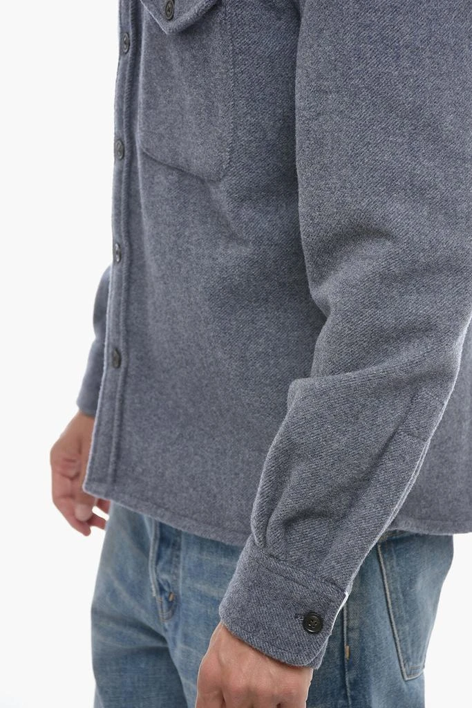 商品Woolrich|Woolrich Twill ALASKAN Overshirt with Double Breast Pocket,价格¥1018,第3张图片详细描述