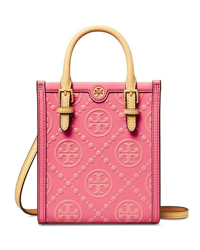 商品Tory Burch|Mini T Monogram Contrast Embossed Tote,价格¥1746,第1张图片