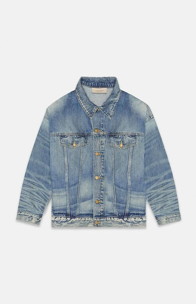 商品Essentials|Indigo Trucker Jacket,价格¥620,第1张图片