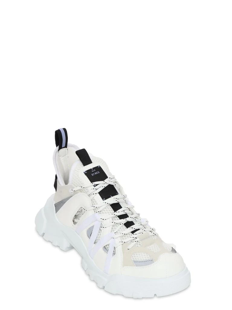 商品Alexander McQueen|Icon Zero Orbyt Low Top Sneakers,价格¥2961,第3张图片详细描述