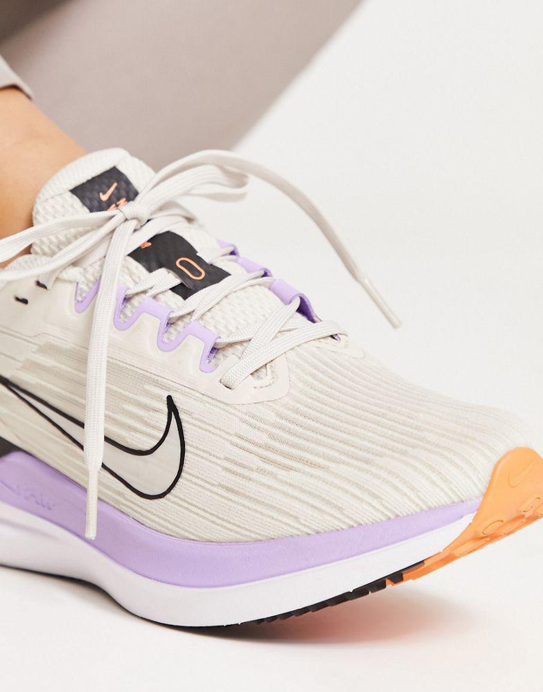 商品NIKE|Nike Running Air Winflo 9 trainers in stone,价格¥805,第5张图片详细描述