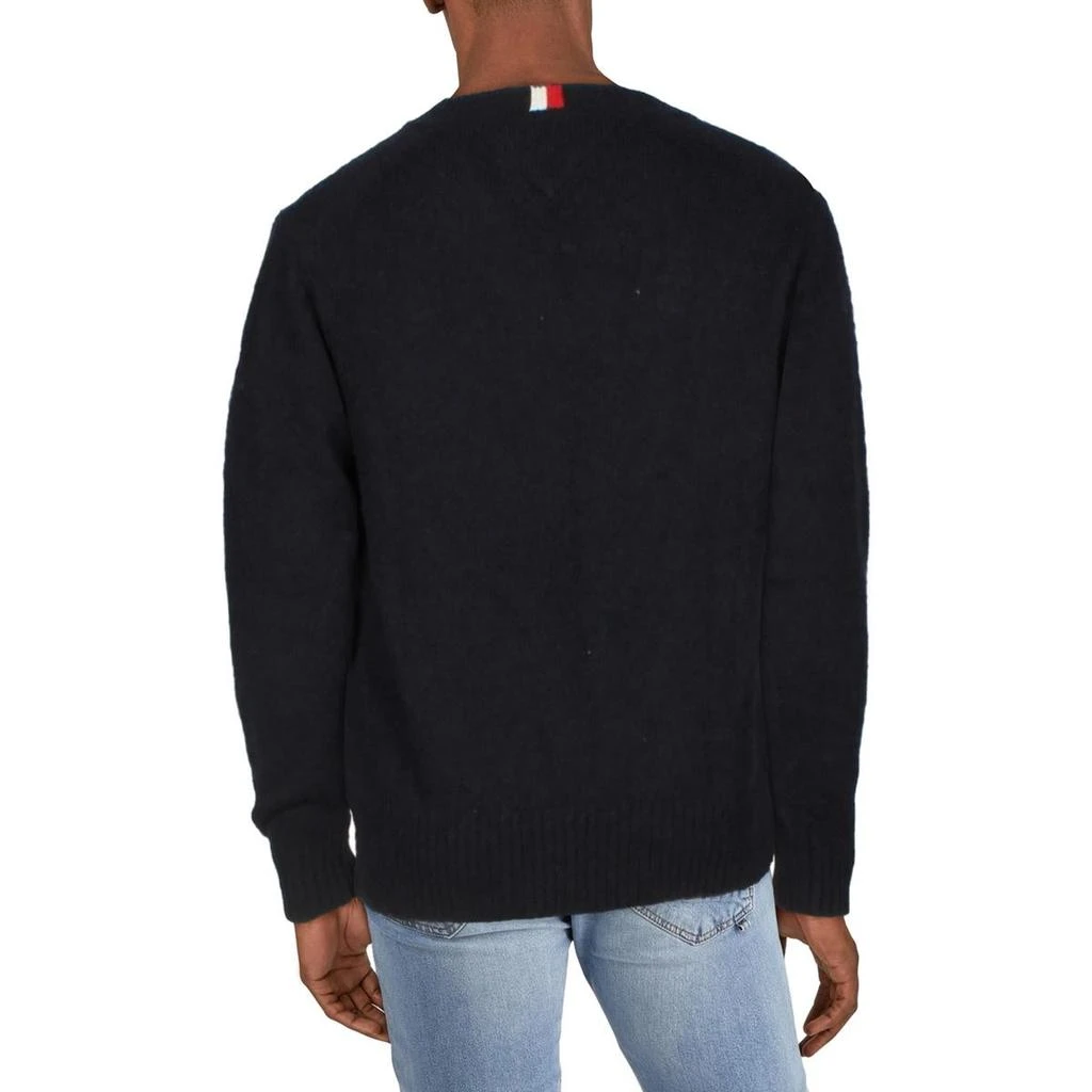 商品Tommy Hilfiger|Mens Logo V Neck V-Neck Sweater,价格¥295,第3张图片详细描述