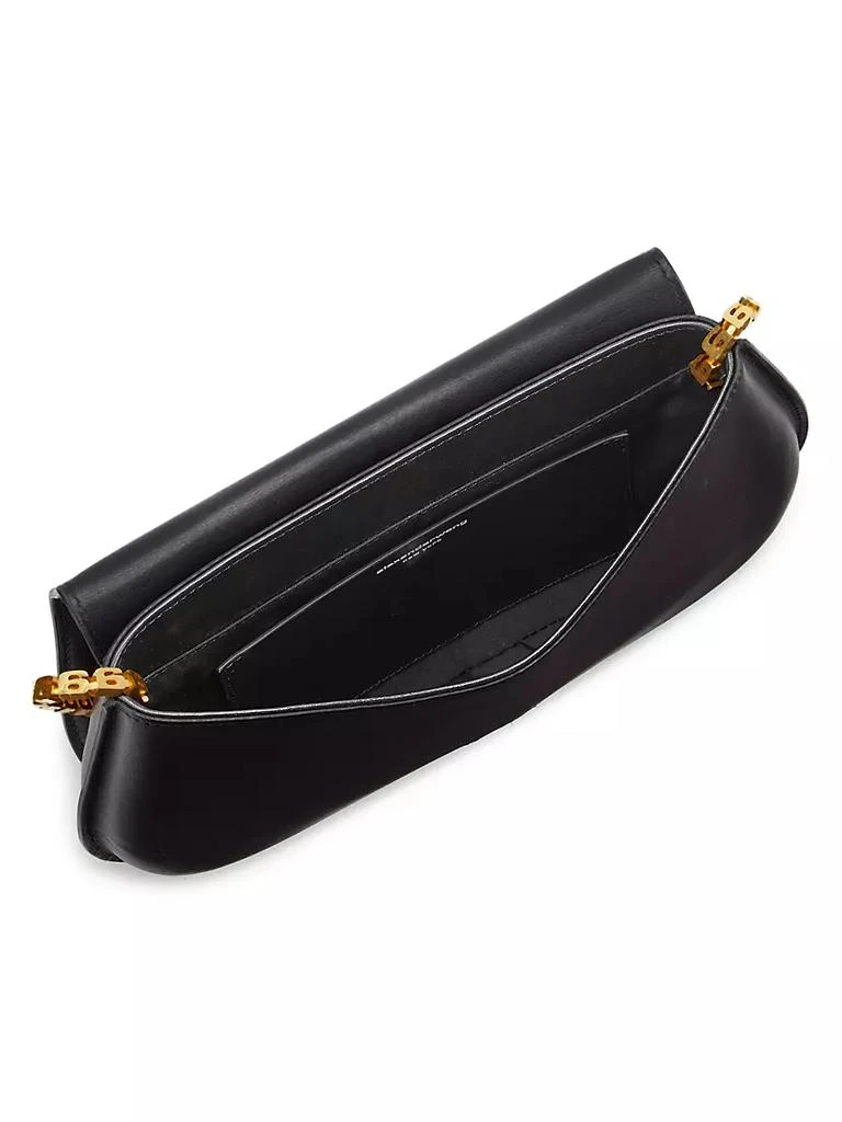 商品Alexander Wang|Crest Leather Flap Shoulder Bag,价格¥5207,第3张图片详细描述