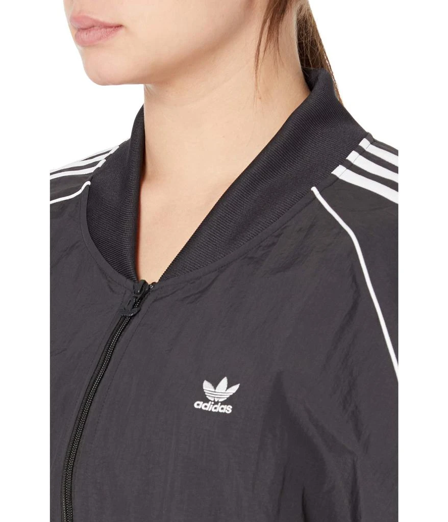 商品Adidas|Plus Size 3-Stripes Short Track Top,价格¥345,第3张图片详细描述