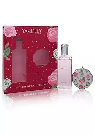 商品Yardley London|London English Rose Yardley  Yardley London Gift Set    4.2 Oz Eau De Toilette Spray Compact Mirror Women,价格¥308,第1张图片