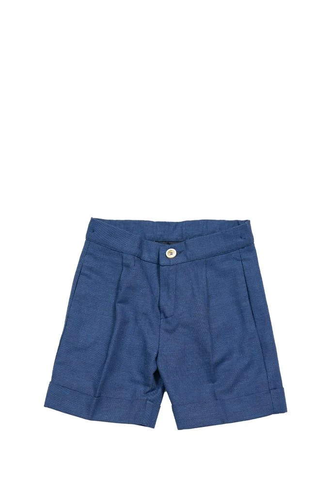 商品LA STUPENDERIA|La stupenderia Cotton And Linen Shorts,价格¥1193,第1张图片