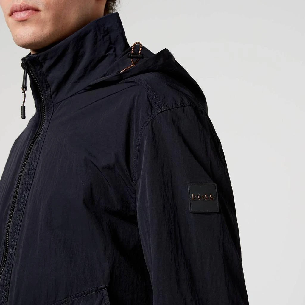 商品Hugo Boss|BOSS Orange Oprin-D Crinkled-Shell Hooded Jacket,价格¥1347,第4张图片详细描述