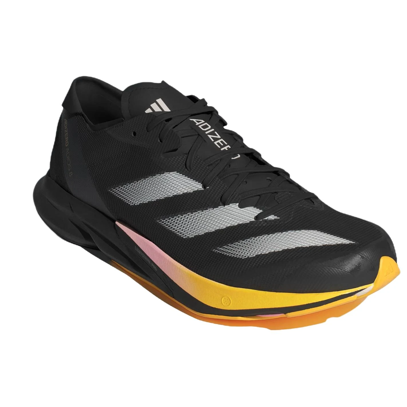 商品[国内直发] Adidas|adidas Adizero Adios 8 稳定舒适 低帮跑步鞋 男款 黑色,价格¥718,第4张图片详细描述