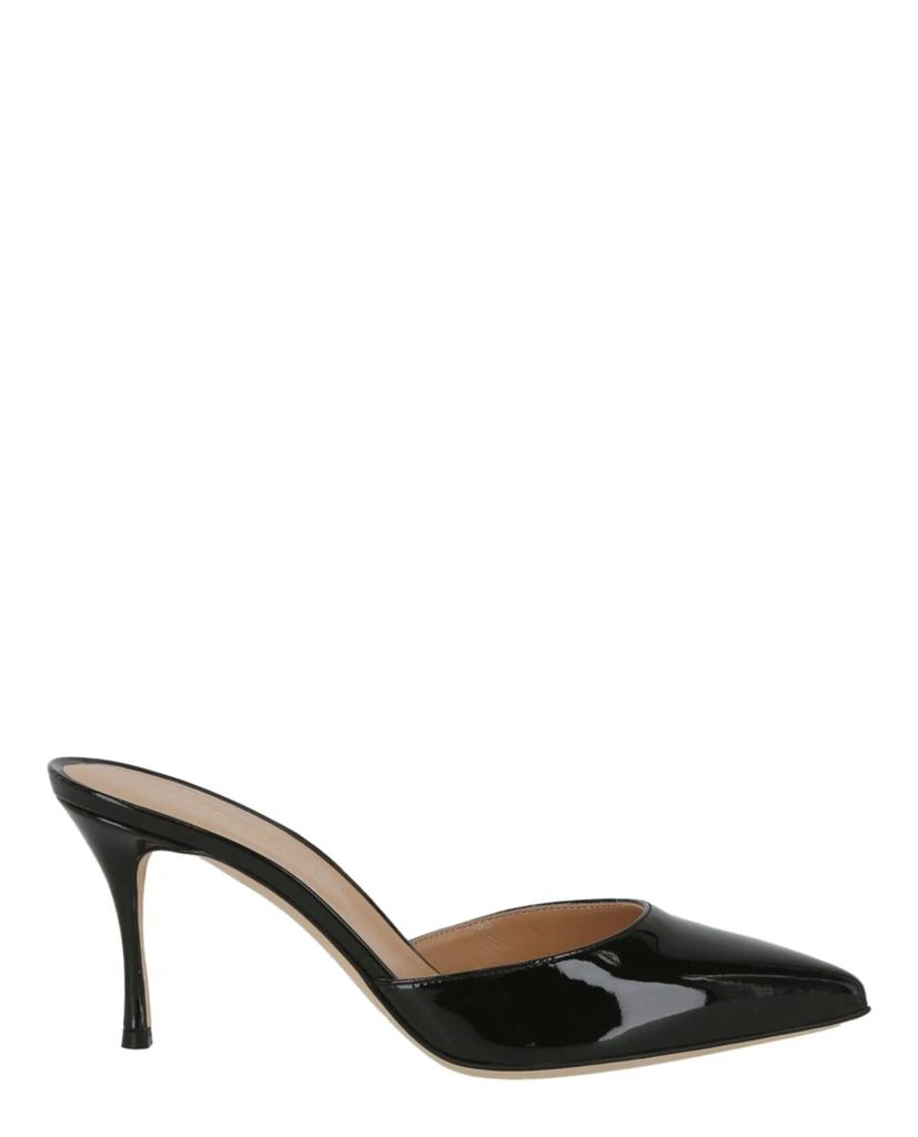 商品Sergio Rossi|Patent Leather Pointed Toe Mules,价格¥2248,第1张图片