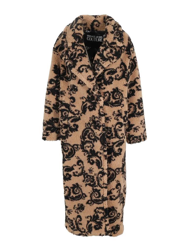 商品Versace|VERSACE JEANS COUTURE Coats Dove Grey,价格¥7366,第1张图片