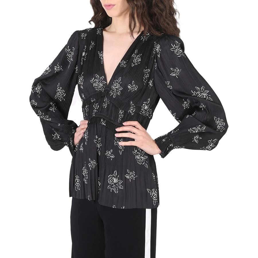 商品Ralph Lauren|Ladies Joclyn Pleated Blouse,价格¥585,第2张图片详细描述