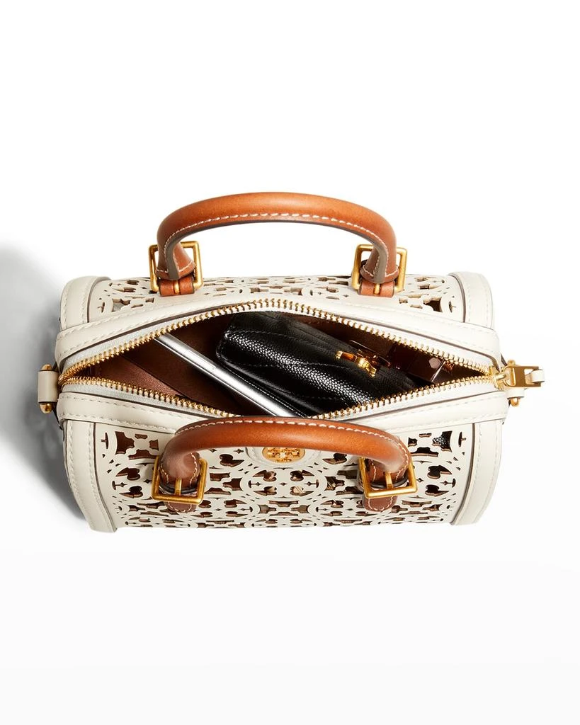 Petite T Monogram Laser-Cut Barrel Top-Handle Bag 商品