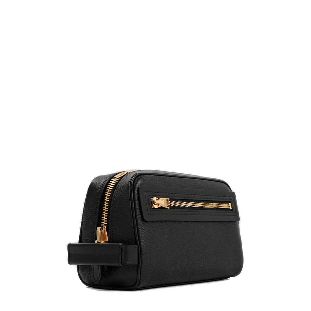 商品Tom Ford|Tom Ford Logo Printed Zipped Wash Bag,价格¥12658,第3张图片详细描述