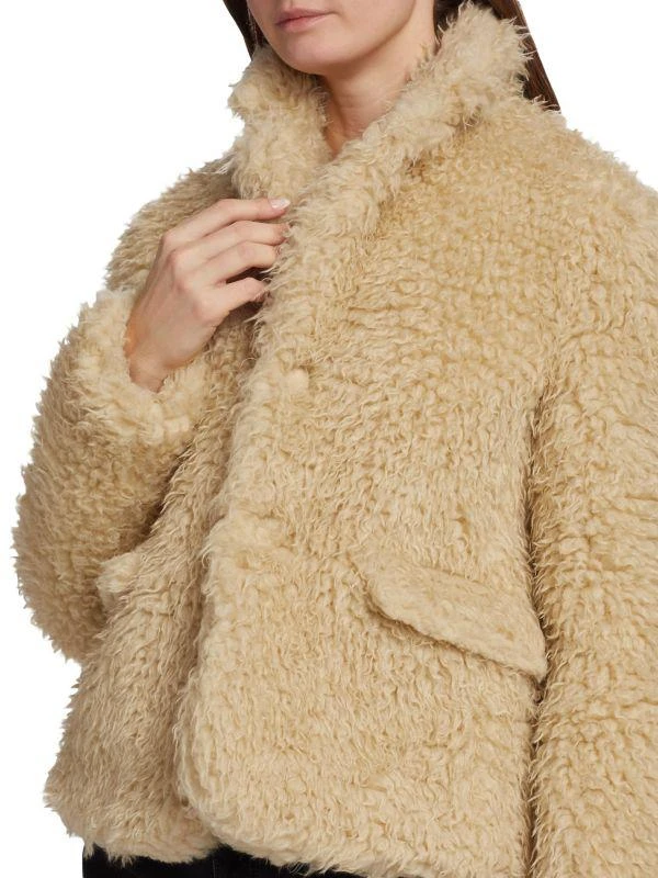 商品MM6|Faux Fur Teddy Jacket,价格¥3893,第4张图片详细描述