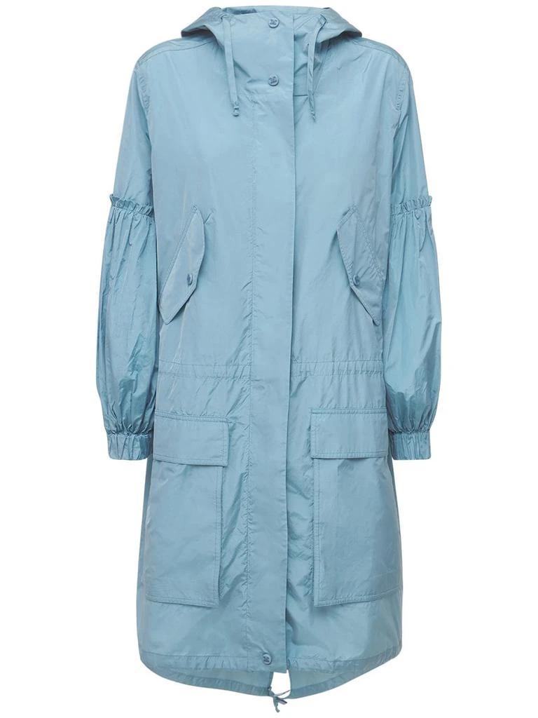 商品Max Mara|Tech & Silk Taffeta Parka Hooded Coat,价格¥3218,第1张图片