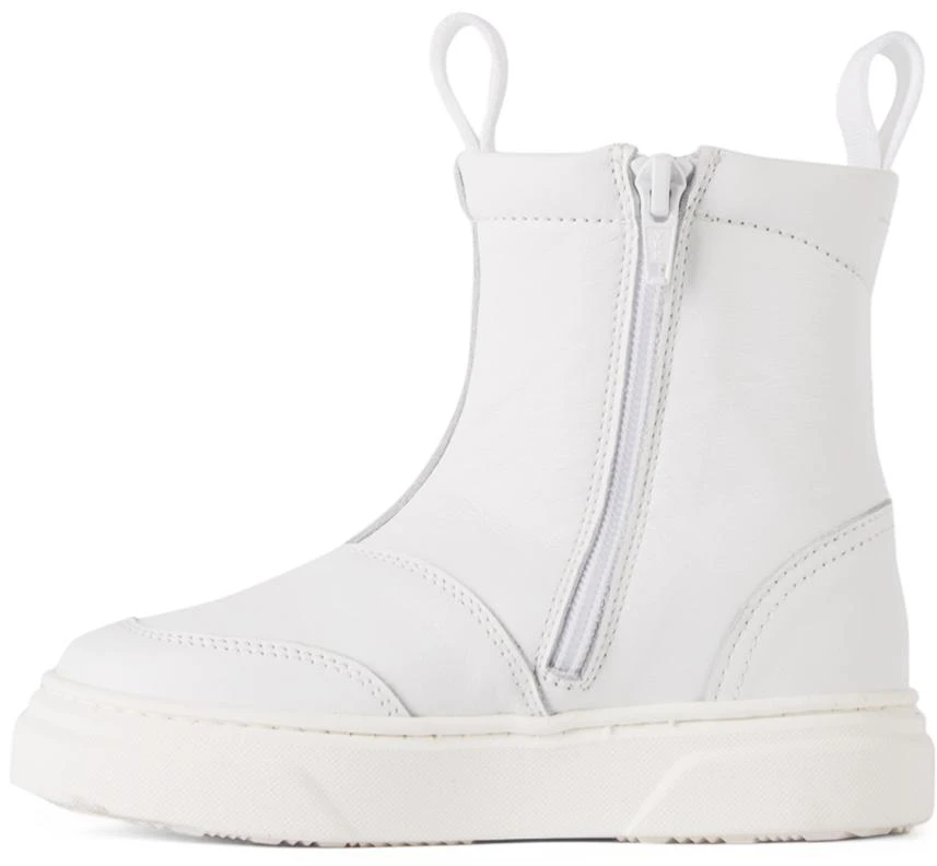 商品MAISON MARGIELA|Kids White Logo Slip-On Boots,价格¥853,第3张图片详细描述