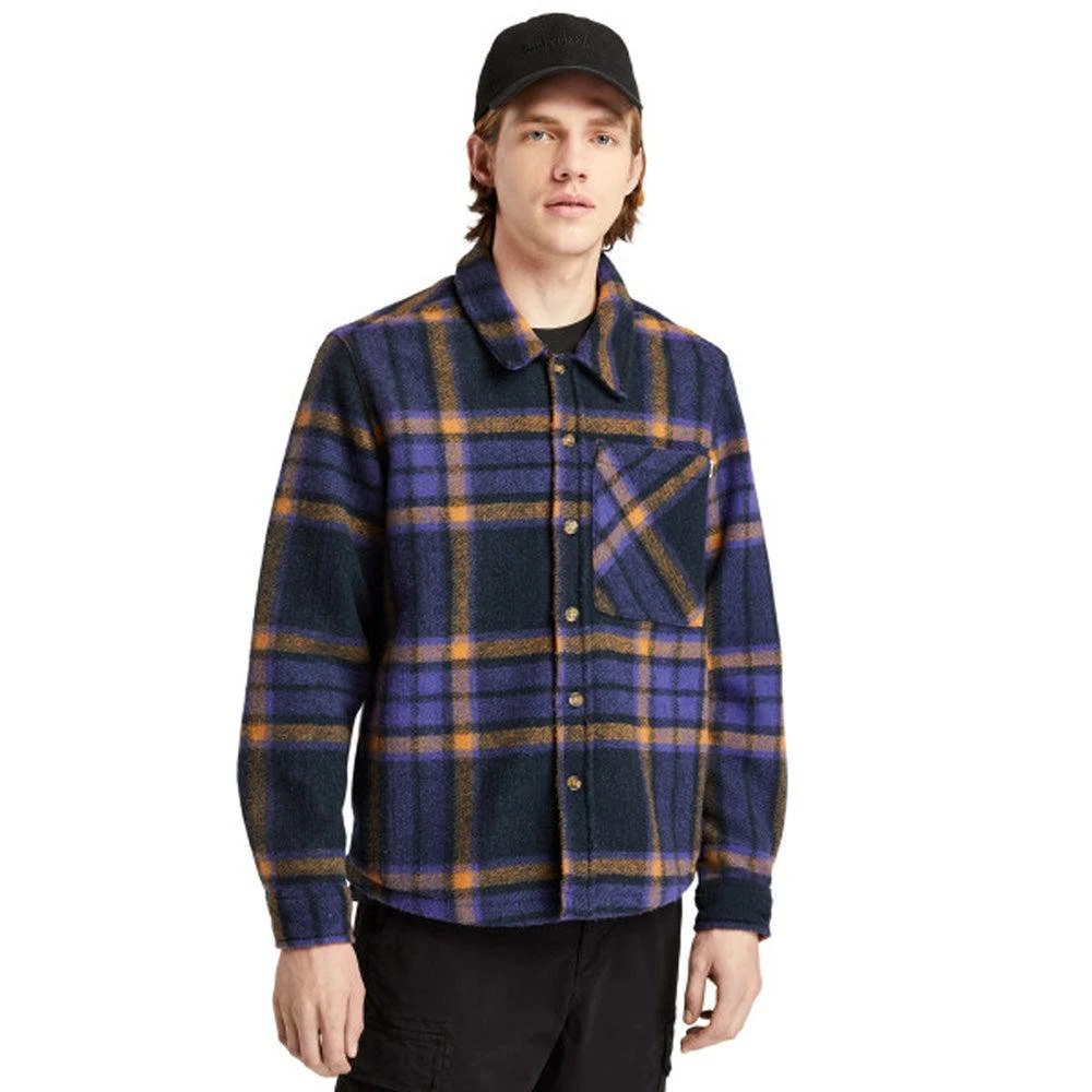 商品Timberland|Fleece-Lined Plaid Overshirt,价格¥445,第1张图片详细描述