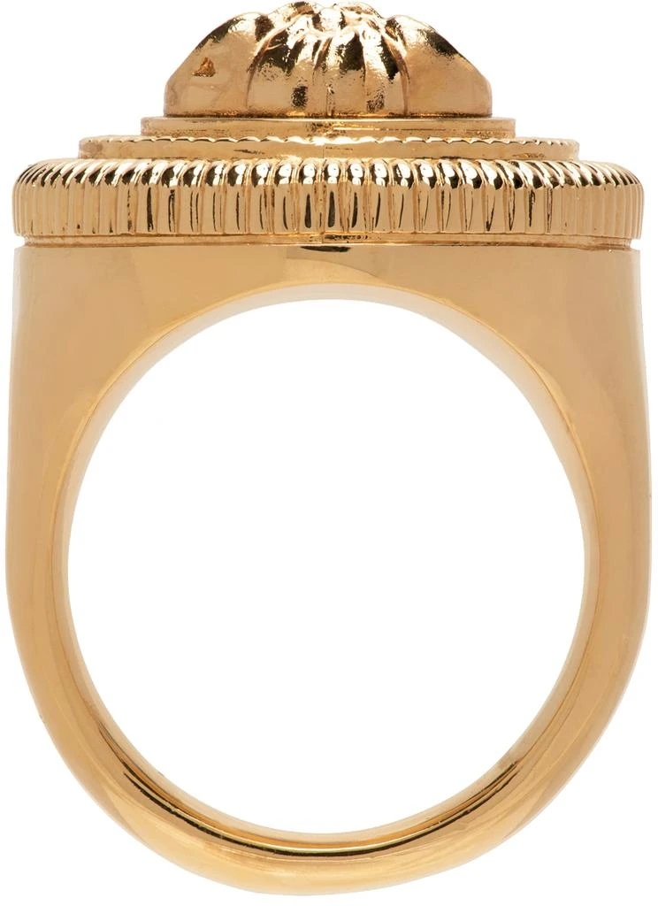 商品Versace|Gold Medusa Biggie Ring,价格¥1129,第2张图片详细描述