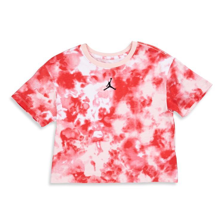 商品Jordan|Jordan Girls Essentials Smoke Dye All Over Print Shortsleeve Tee - Grade School T-Shirts,价格¥203,第1张图片
