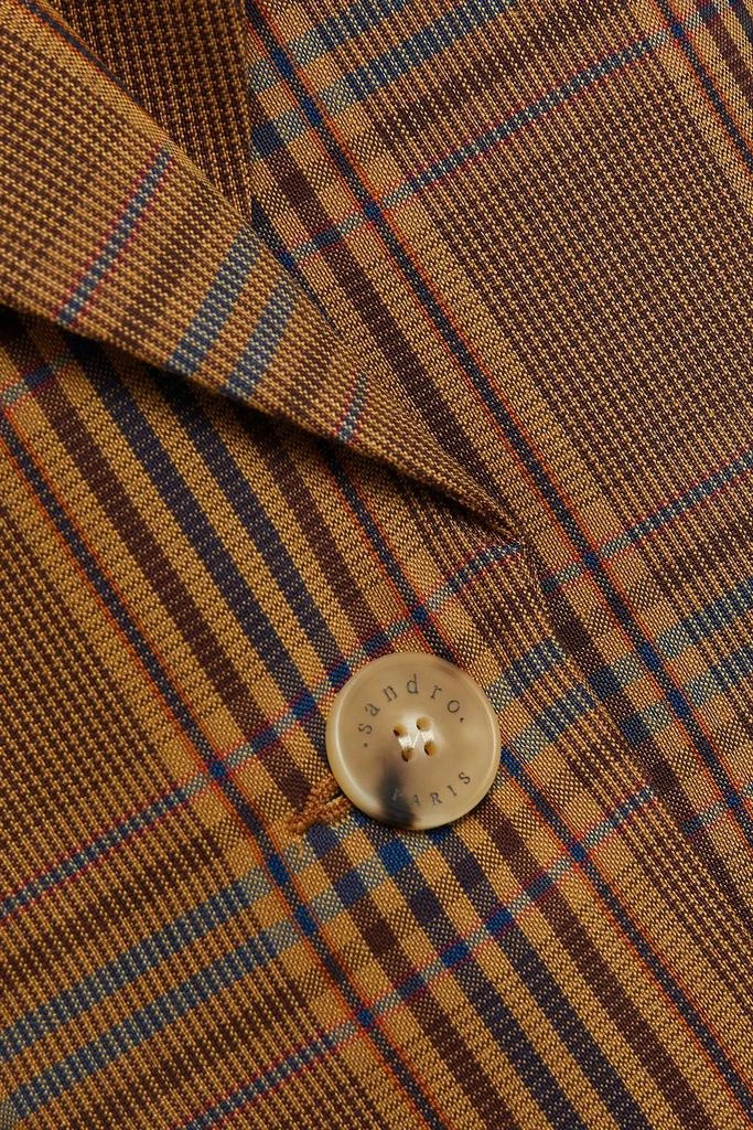 商品Sandro|Aisan checked woven blazer,价格¥1821,第4张图片详细描述