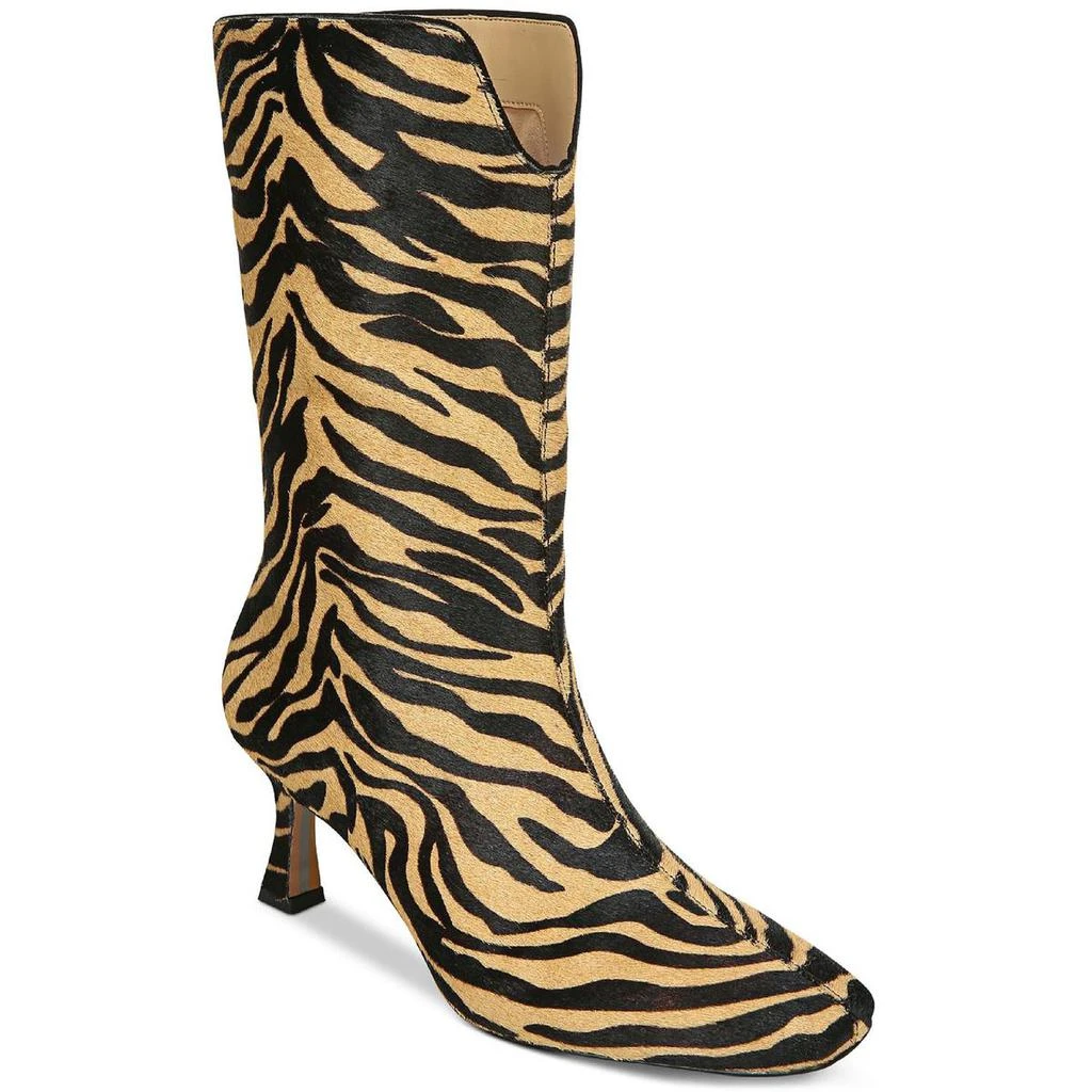 商品Sam Edelman|Sam Edelman Womens Lolita Leather Square Toe Mid-Calf Boots,价格¥193,第1张图片