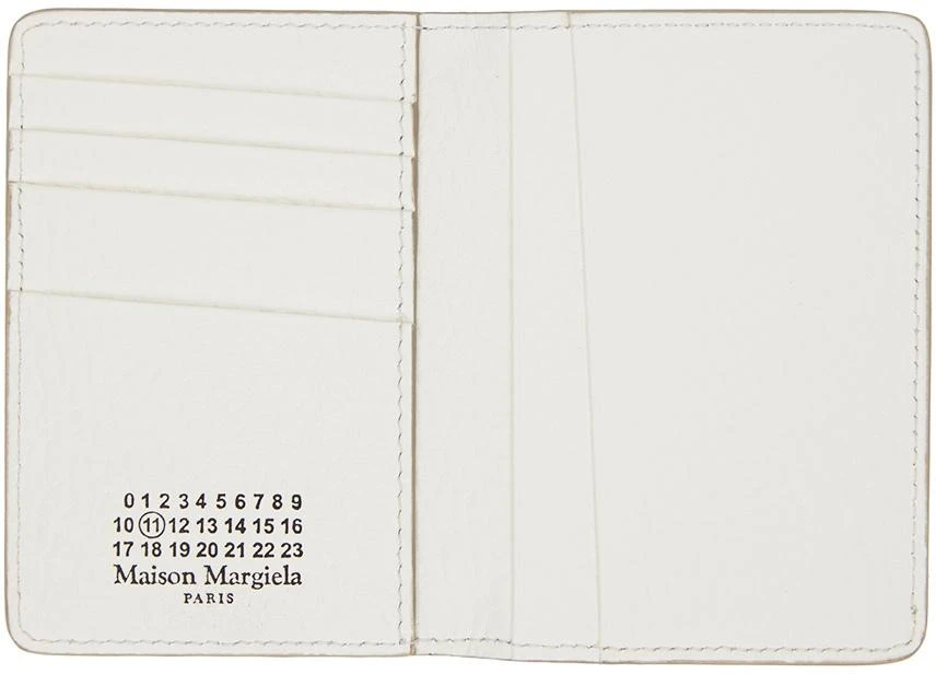 商品MAISON MARGIELA|White Bifold Card Holder,价格¥2471,第3张图片详细描述