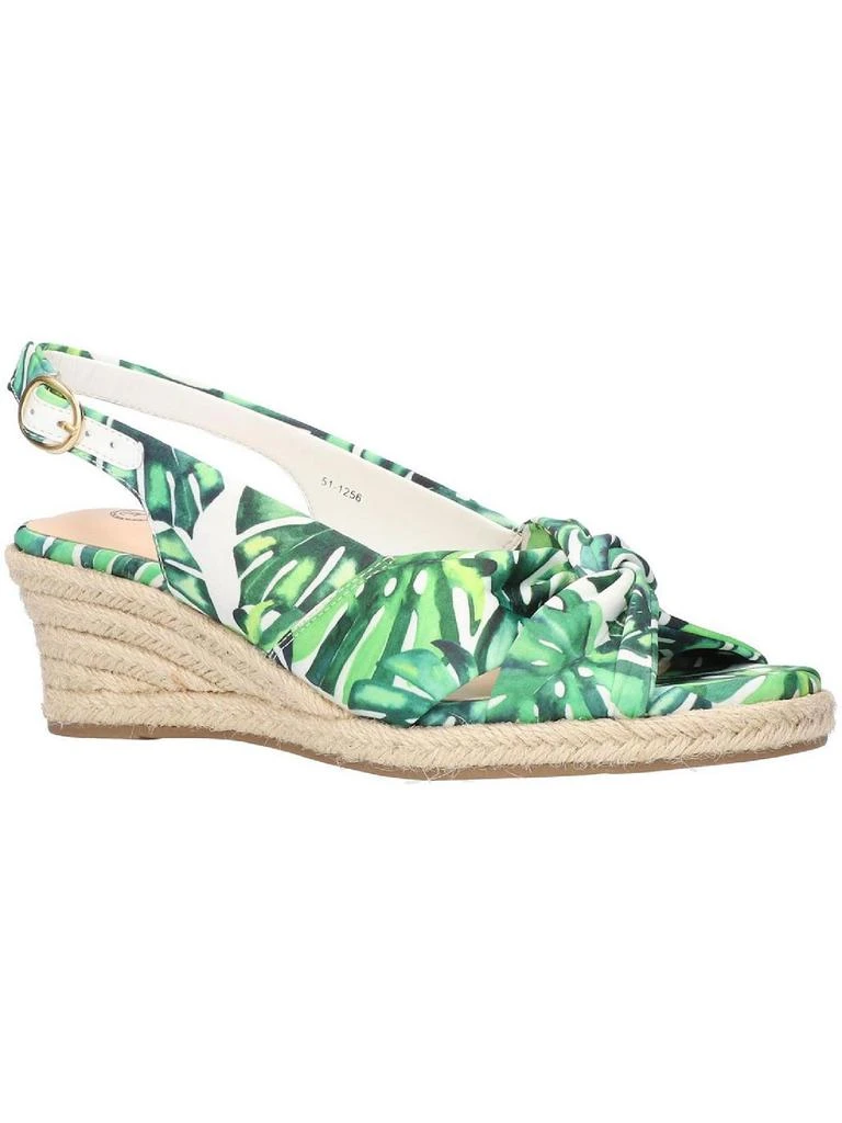 商品Bella Vita|Kimora Womens Silk Slingback Espadrilles,价格¥181,第4张图片详细描述