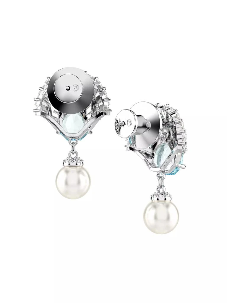 商品Swarovski|Idyllia Crystal & Imitation Pearl Drop Earrings,价格¥1044,第4张图片详细描述