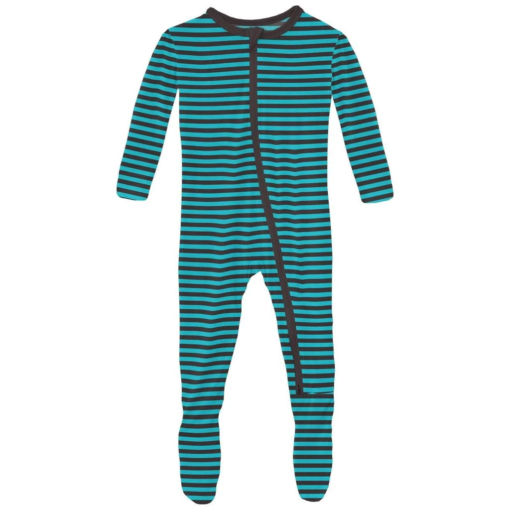 商品KicKee Pants|Print Footie with Two-Way Zipper (Infant),价格¥223,第1张图片详细描述