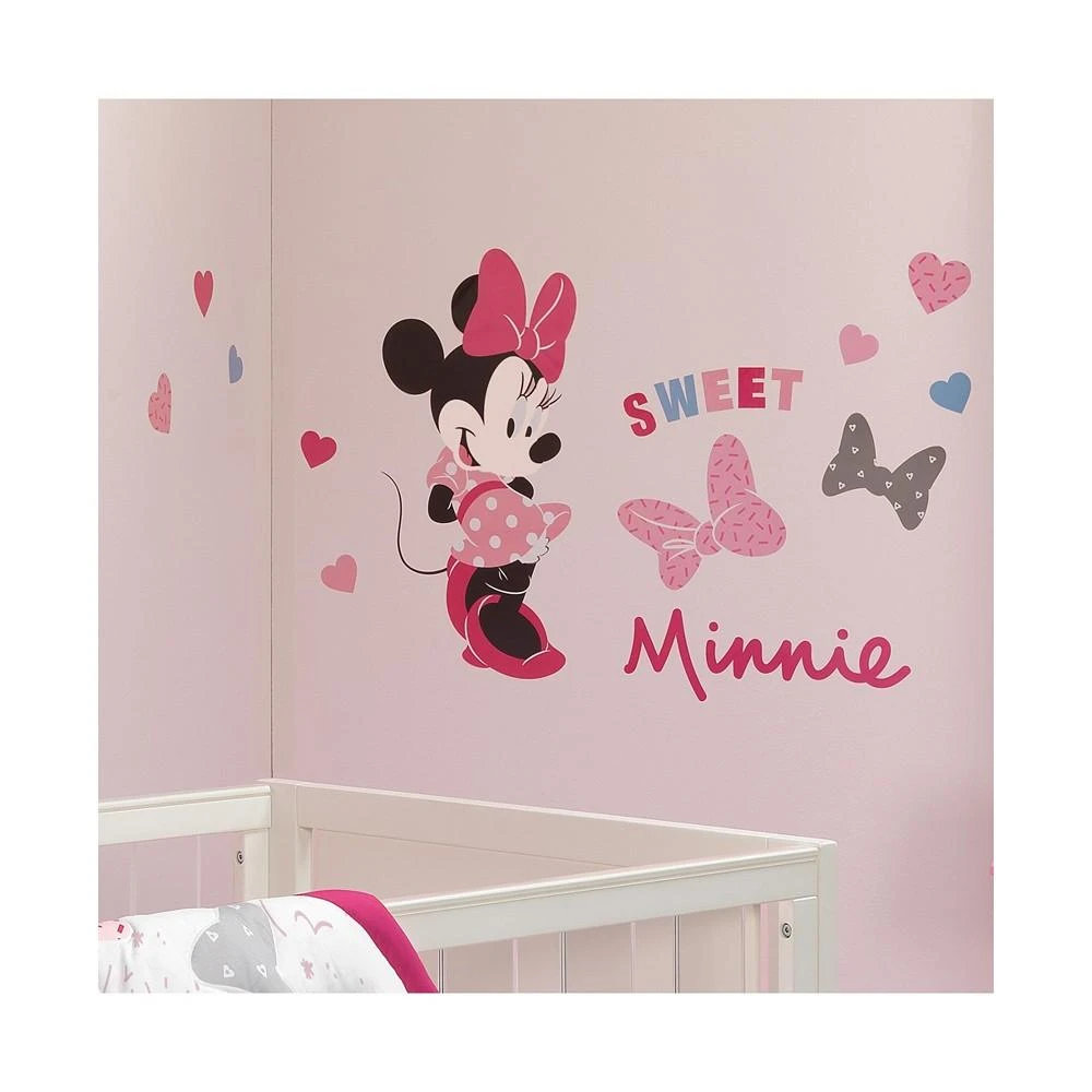 商品Lambs & Ivy|Disney Baby Minnie Mouse Love Wall Decals/Stickers with Hearts/Bows,价格¥142,第3张图片详细描述