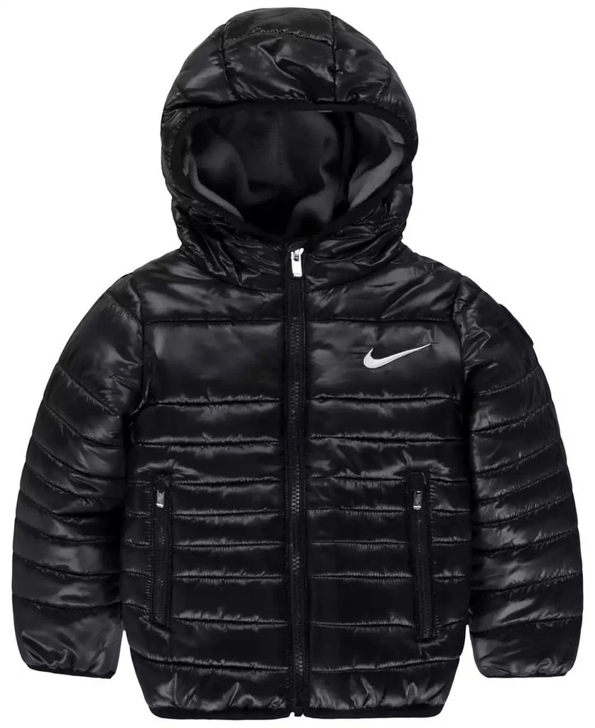 商品NIKE|Toddler Boys Hooded Quilted Fill Jacket,价格¥393,第1张图片