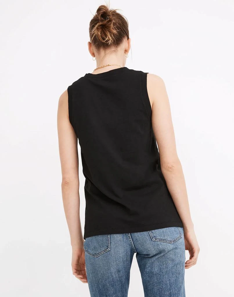 商品Madewell|Whisper Cotton V-Neck Tank,价格¥79,第3张图片详细描述