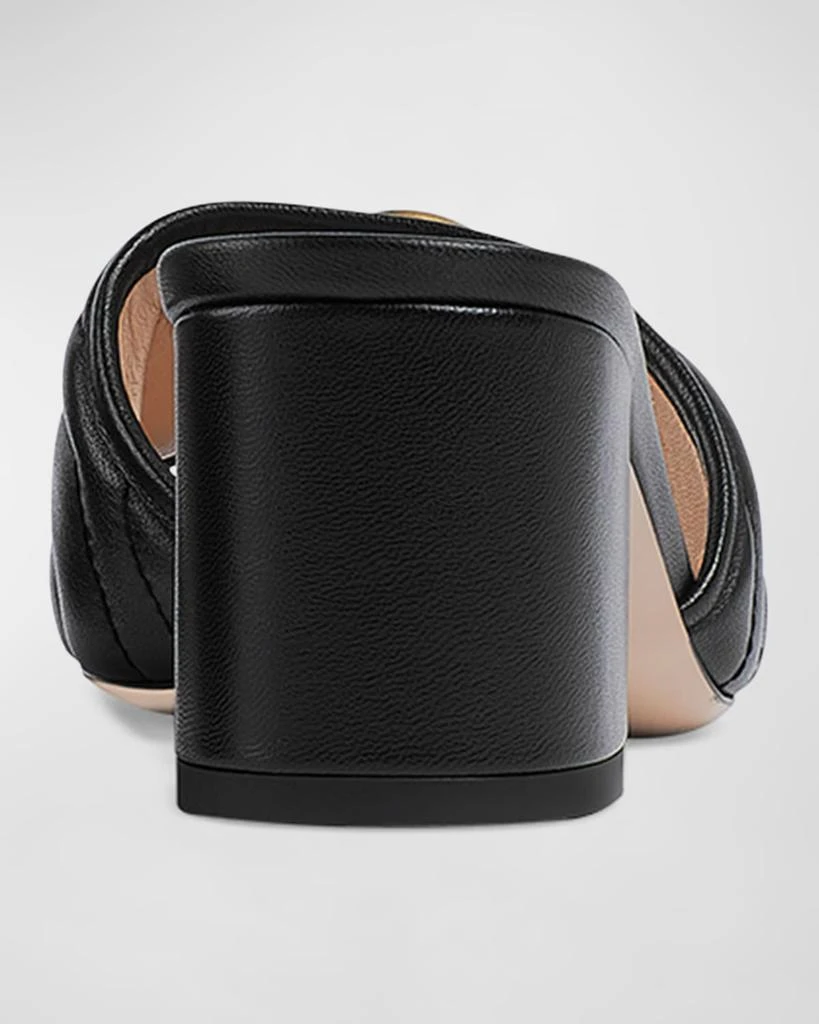 商品Gucci|Marmont Quilted Medallion Mule Sandals,价格¥6719,第3张图片详细描述