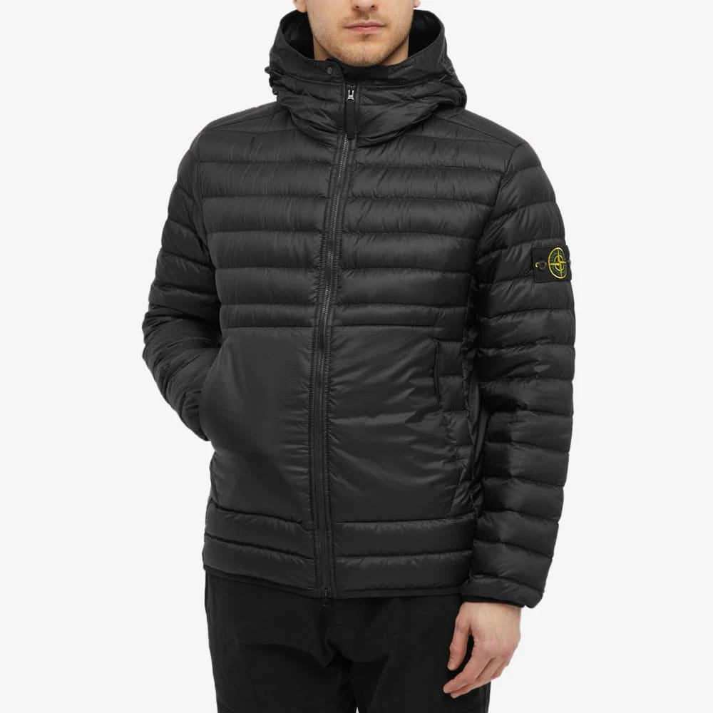 商品Stone Island|Stone Island Hooded Lightweight Down Jacket,价格¥4179,第4张图片详细描述