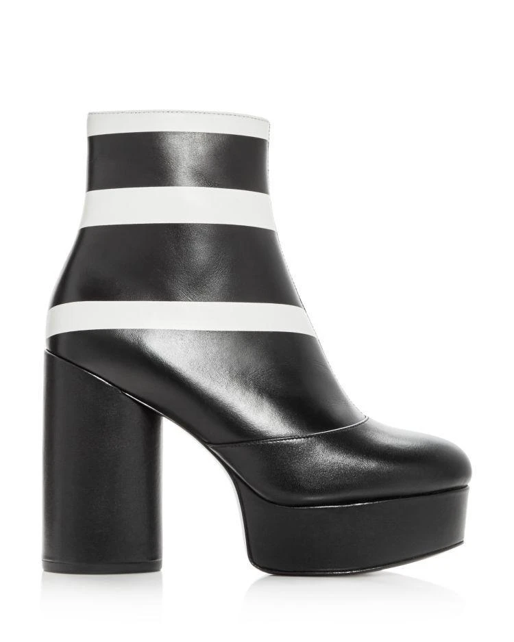 商品Marc Jacobs|MARC JACOBS Women's Amber Leather High Heel Platform Booties,价格¥2488,第3张图片详细描述