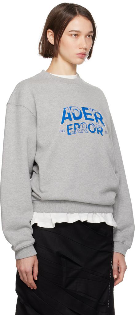 最安値！ADER ERROR Siz sweatshirt スウェット ADER ERROR】人気☆SIG; TRS TAG SWEATSHIRT 01☆ (ADERERROR