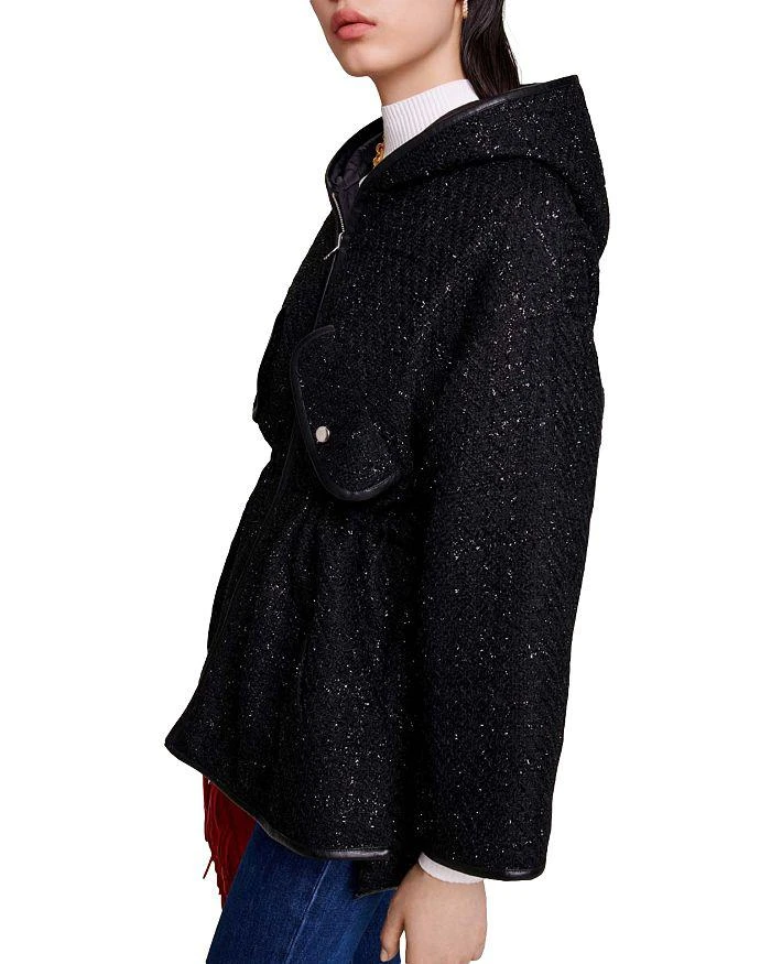 Gangzidamy Reversible Tweed Quilted Hooded Coat 商品