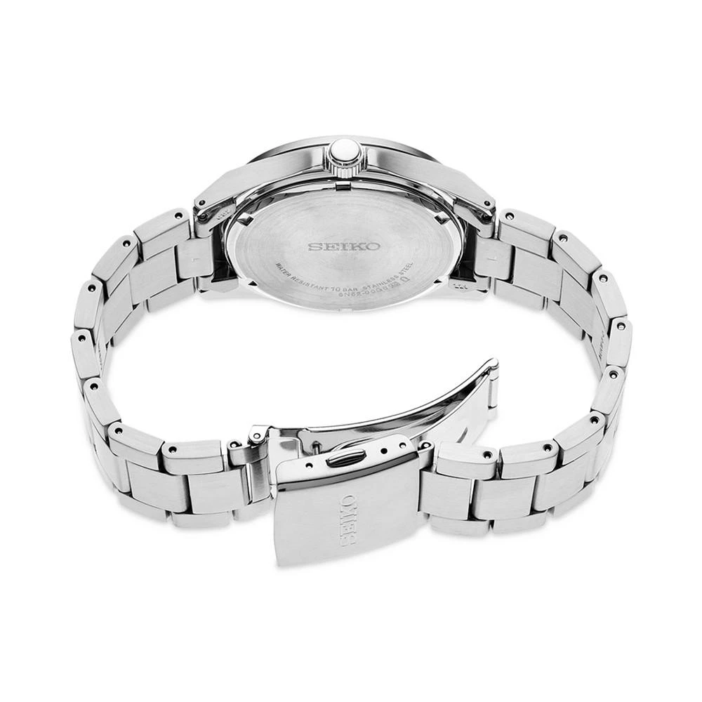 商品Seiko|Men's Analog Essentials Stainless Steel Bracelet Watch 40mm,价格¥1334,第3张图片详细描述