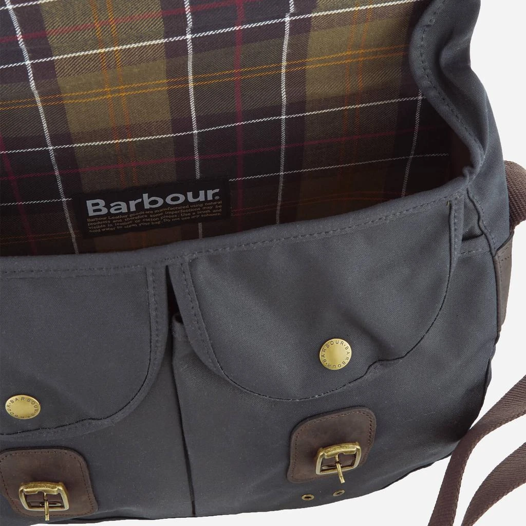 Barbour Heritage Men's Wax Leather Terras Bag - Navy 商品