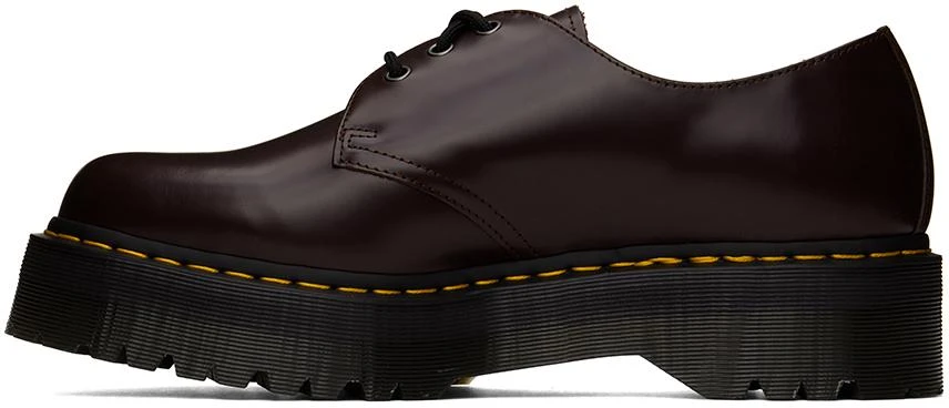 商品Dr. Martens|Burgundy 1461 Platform Derbys,价格¥669,第3张图片详细描述