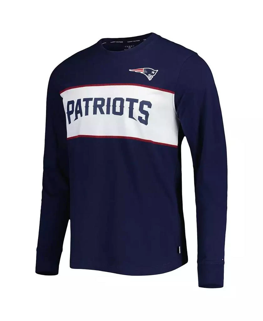 商品Tommy Hilfiger|Men's Navy New England Patriots Peter Team Long Sleeve T-shirt,价格¥389,第2张图片详细描述