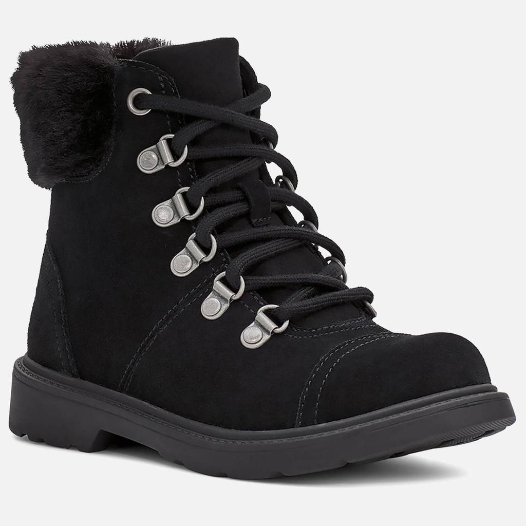 商品UGG|UGG Kids' Azell Hiker All Weather Boots - Black,价格¥684,第4张图片详细描述