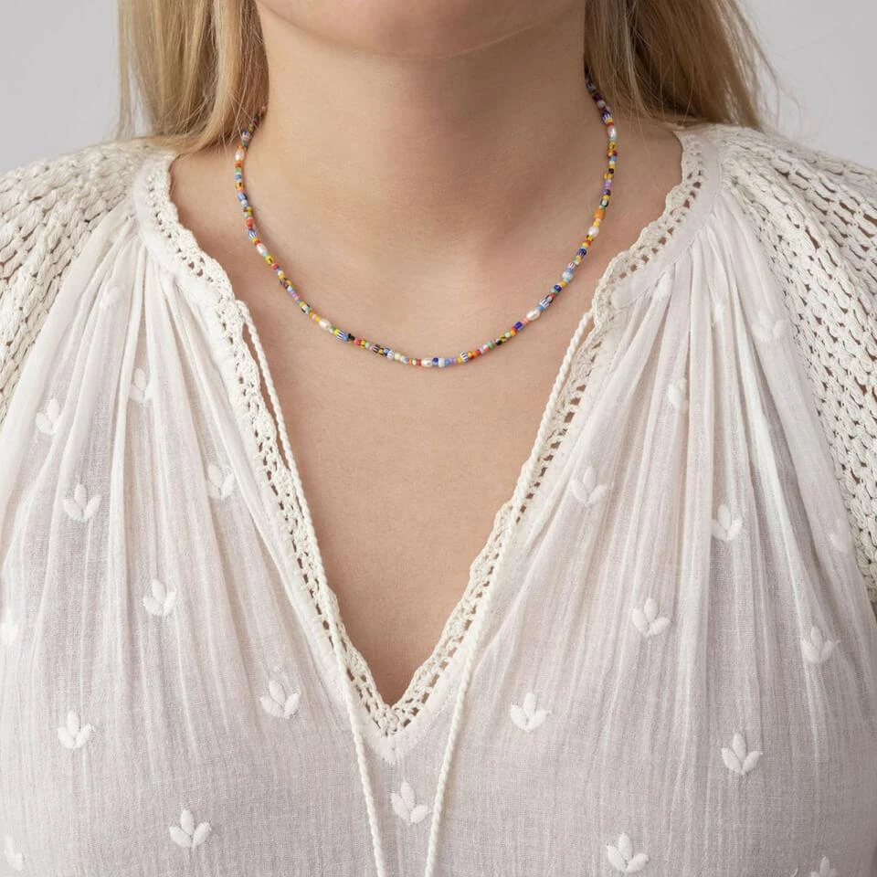 商品Anni Lu|Anni Lu Petit Alaia Bead and Pearl Necklace,价格¥683,第2张图片详细描述