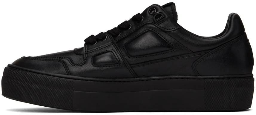 商品AMI|Black Leather Ami de Cœur Low-Top Sneakers,价格¥1225,第3张图片详细描述