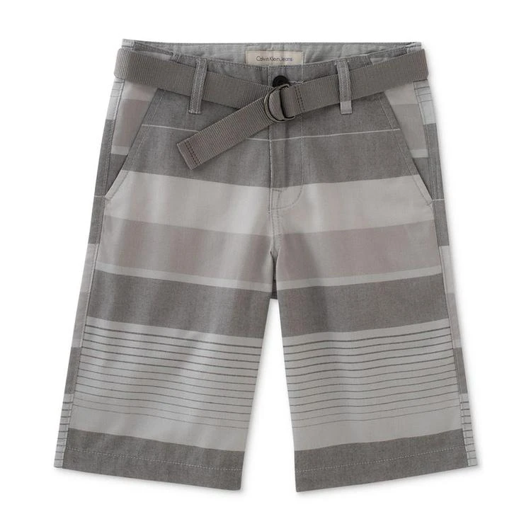 商品Calvin Klein|Ether Stripe Shorts, Big Boys (8-20),价格¥42,第1张图片