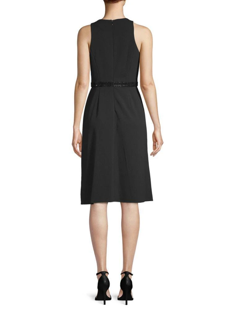 商品Calvin Klein|Embellished Knee-Length Dress,价格¥356,第2张图片详细描述