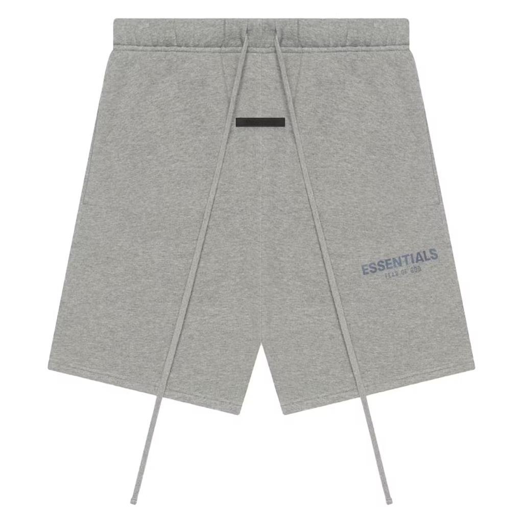 商品Essentials|Fear Of God Essentials Dark Heather Oatmeal Shorts (SS21),价格¥1032-¥1203,第1张图片