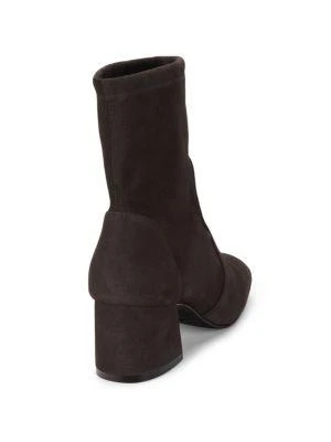 商品Stuart Weitzman|Sleek Suede Sock Booties,价格¥2176,第3张图片详细描述