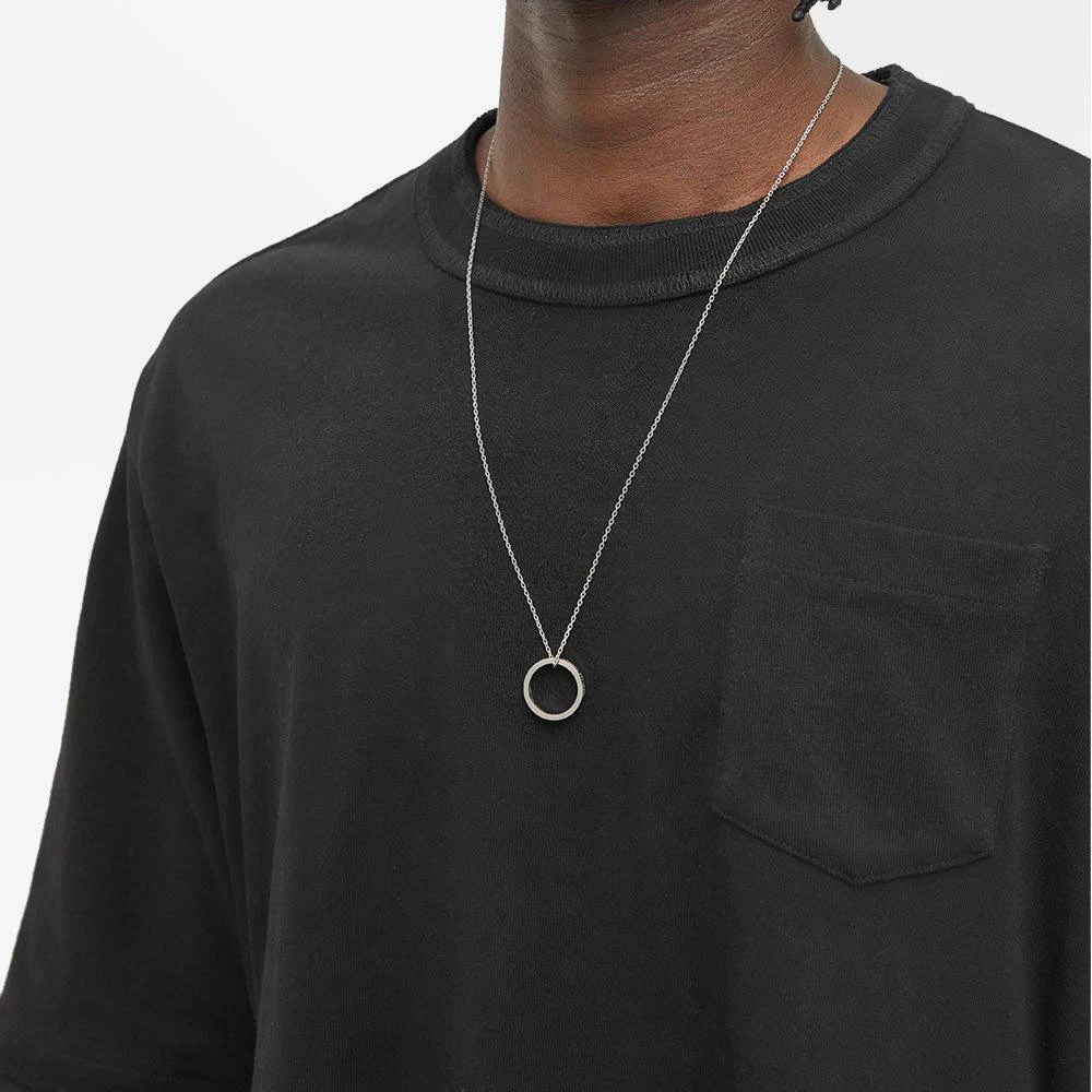 商品MAISON MARGIELA|Maison Margiela Logo Ring Necklace,价格¥1986,第5张图片详细描述