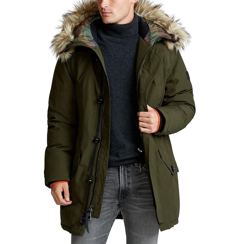 商品Ralph Lauren|Men's Faux-Fur-Trim Down Parka,价格¥1548,第1张图片